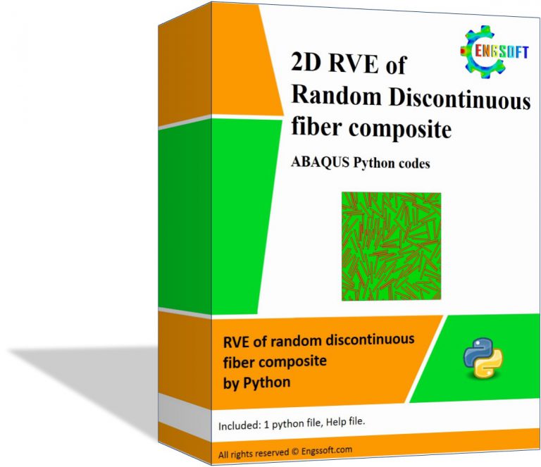 2D RVE generation of short fiber composites in Abaqus