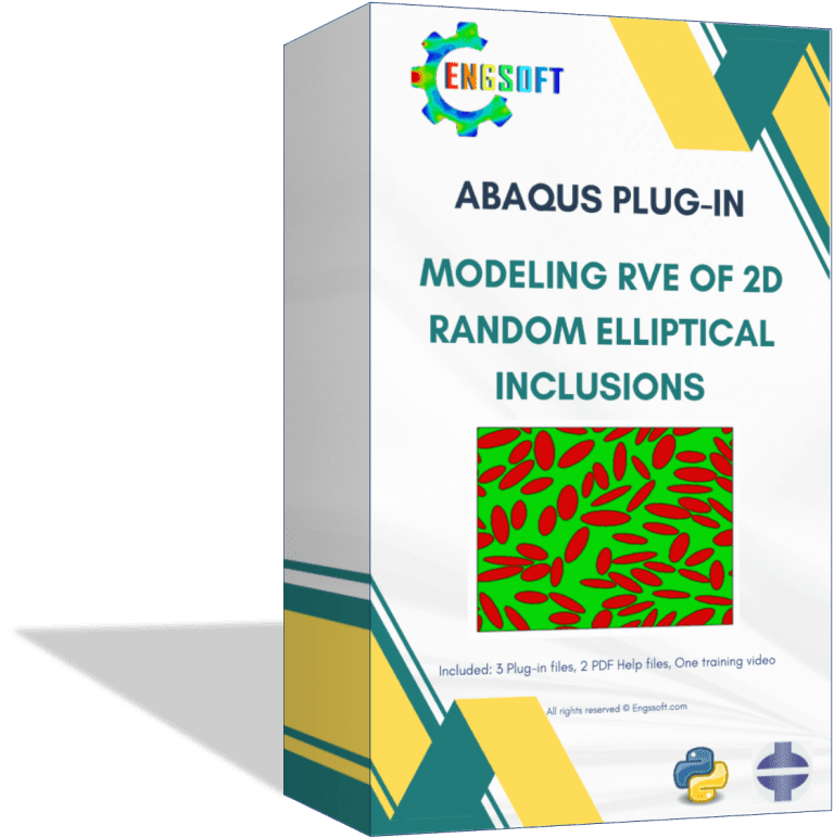 Abaqus RVE random elliptical fiber composite